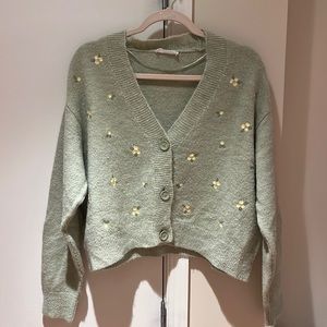 MNG Floral Cardigan
